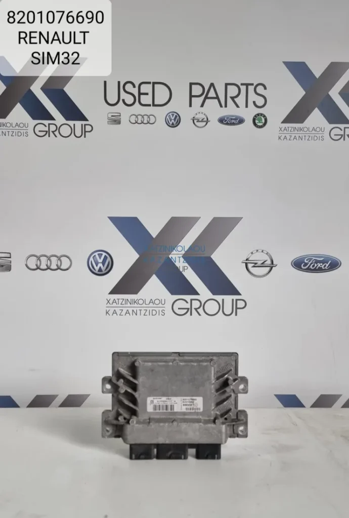 RENAULT TWINGO 2007-2014 ΕΓΚΕΦΑΛΟΣ ΚΙΝΗΤΗΡΑ ΚΩΔΙΚΟΣ ΑΝΤΑΛΛΑΚΤΙΚΟΥ 8201076690 SIM32