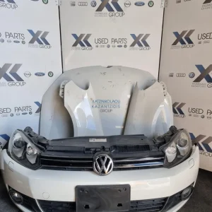 VW GOLF 6 2008-2013 ΜΟΥΡΗ ΕΜΠΡΟΣ ΚΟΜΠΛΕ(ΚΑΠΟ ΦΤΕΡΑ ΦΑΝΑΡΙΑ XENON ΠΡΟΦΥΛΑΚΤΗΡΑΣ ΜΕΤΩΠΗ )ΑΕΡΟΣΑΚΟΙ ΤΑΜΠΛΟ