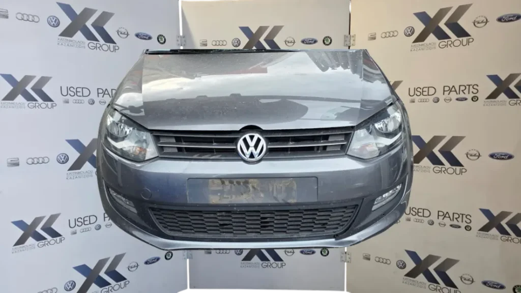 VW POLO 2009-2014 ΜΟΥΡΗ ΕΜΠΡΟΣ ΚΟΜΠΛΕ(ΚΑΠΟ ΦΑΝΑΡΙ ΦΤΕΡΑ ΠΡΟΦΥΛΑΚΤΗΡΑΣ ΜΕΤΩΠΗ)ΑΕΡΟΣΑΚΟΙ ΟΔΗΓΟΥ ΣΥΝΟΔΗΓΟΥ ΖΩΝΕΣ