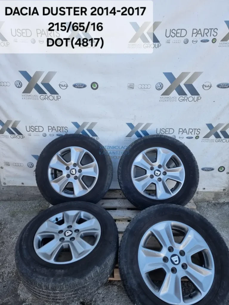 DACIA DUSTER 2014-2017 ΖΑΝΤΟΛΑΣΤΙΧΑ ΑΛΟΥΜΙΝΙΟΥ 215-65-16
