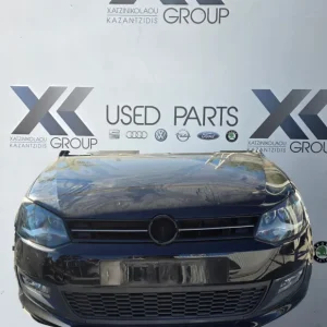 VW POLO 2009-2013 ΜΟΥΡΗ ΕΜΠΡΟΣ ΚΟΜΠΛΕ-ΜΟΥΡΑΚΙ(ΚΑΠΟ ΦΤΕΡΑ ΦΑΝΑΡΙΑ ΠΡΟΦΥΛΑΚΤΗΡΑΣ ΜΕΤΩΠΗ ΨΥΓΕΙΑ) ΤΑΜΠΛΟ ΑΕΡΟΣΑΚΟΙ ΖΩΝΕΣ.