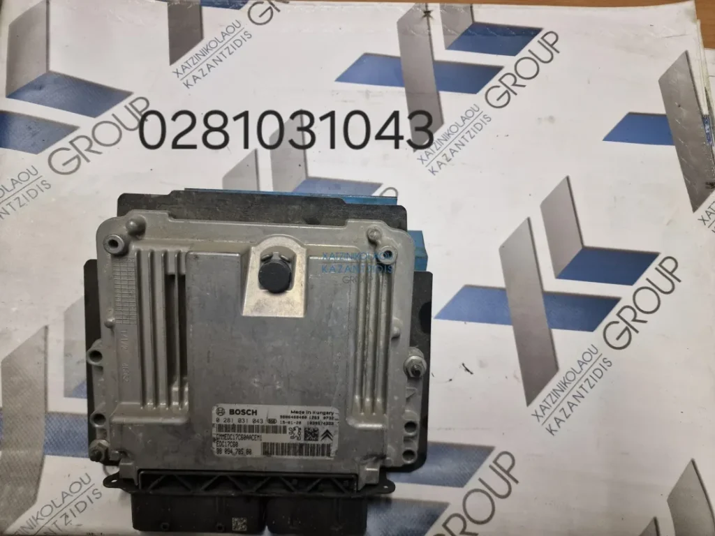 CITROEN C4 CACTUS  2014-2018  ΕΓΚΕΦΑΛΟΣ ΚΙΝΗΤΗΡΑ 0281031043