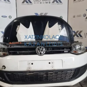 VW POLO 2009-2013 ΜΟΥΡΗ ΕΜΠΡΟΣ ΚΟΜΠΛΕ (ΚΑΠΟ-ΦΑΝΑΡΙΑ-ΜΕΤΩΠΗ-ΤΡΑΒΕΡΣΑ-ΠΡΟΦΥΛΆΚΤΗΡΑΣ-ΦΤΕΡΑ-ΘΟΛΟΙ-ΨΥΓΕΙΑ-ΣΕΤ ΑΕΡΟΣΑΚΟΙ-