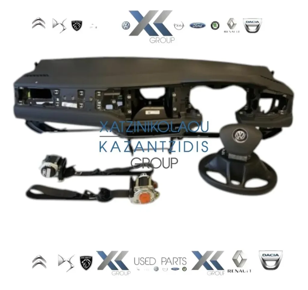 VW POLO 2017-2021 ΣΕΤ ΤΑΜΠΛΟ ΑΕΡΟΣΑΚΟΙ ΟΔΗΓΟΥ ΣΥΝΟΔΗΓΟΥ ΖΩΝΕΣ ΕΜΠΡΟΣ ΚΑΙ ΠΙΣΩ