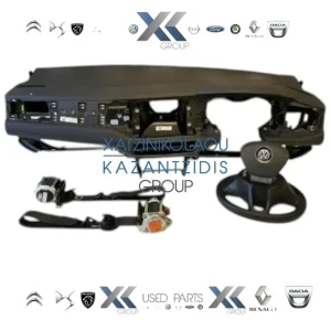 VW POLO 2017-2021 ΣΕΤ ΤΑΜΠΛΟ ΑΕΡΟΣΑΚΟΙ ΟΔΗΓΟΥ ΣΥΝΟΔΗΓΟΥ ΖΩΝΕΣ ΕΜΠΡΟΣ ΚΑΙ ΠΙΣΩ