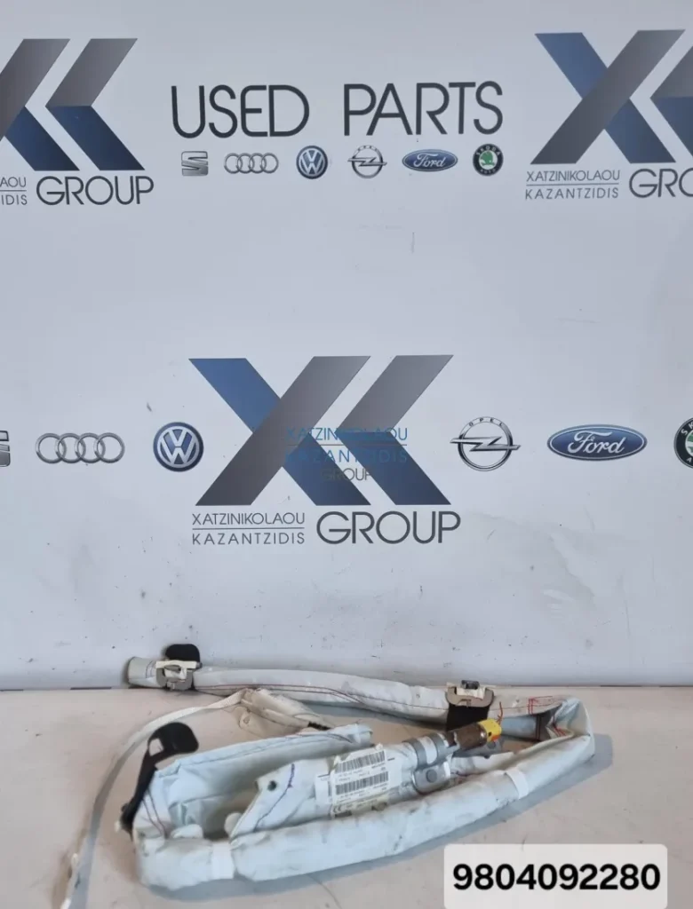 PEUGEOT 208 2013-2019 ΚΟΥΡΤΙΝΑ ΑΕΡΟΣΑΚΟΥ ΟΡΟΦΗΣ ΔΕΞΙΟΣ (ΣΥΝΟΔΗΓΟΥ) ΚΩΔΙΚΟΣ ΑΝΤΑΛΛΑΚΤΙΚΟΥ- 9804092280