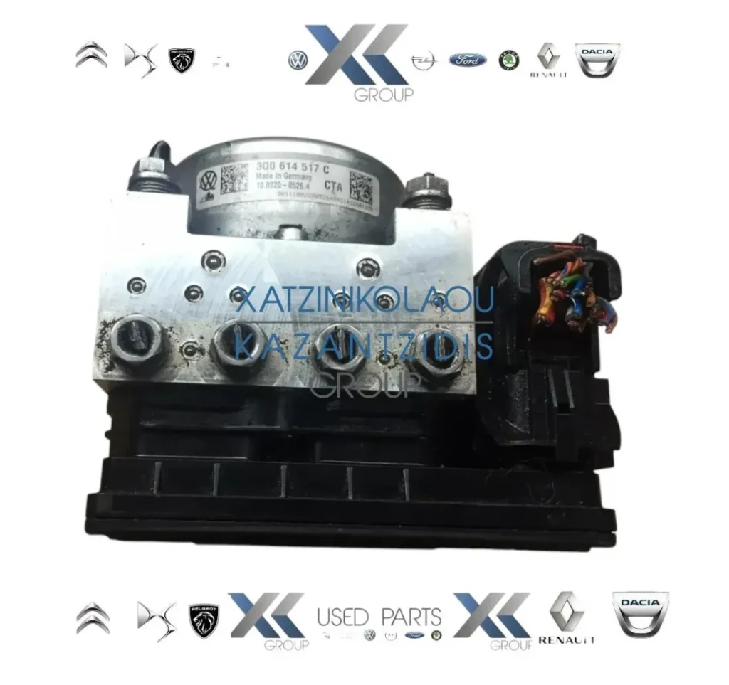 SKODA OCTAVIA 6 2013-2017 ΜΟΝΑΔΑ ΕΛΕΓΧΟΥ ΦΡΕΝΩΝ ABS ΚΩΔΙΚΟΣ 3Q0614517C