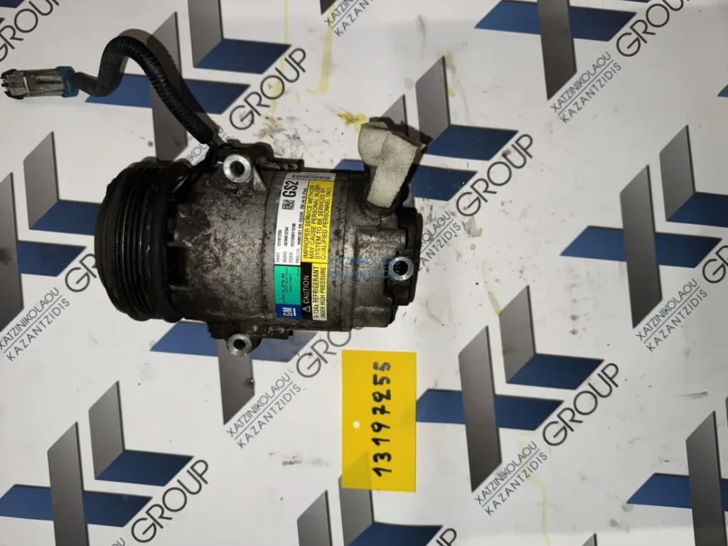 OPEL ASTRA G CORSA C AGILA A 2000-2007 COMPRESSER AC (Κομπρεσέρ Aircodition) ΚΩΔΙΚΟΣ ΑΝΤΑΛΛΑΚΤΙΚΟΥ 13197255-