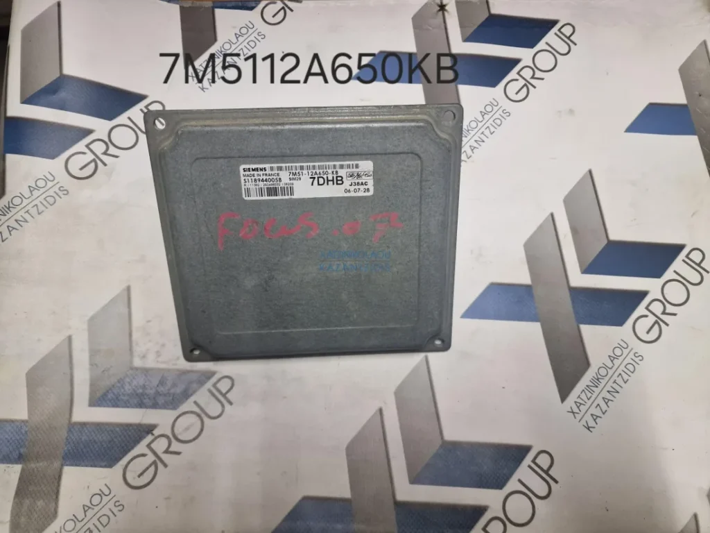 FORD FOCUS C MAX 2003-2010 1.6 BENZ SIEMENS ΕΓΚΕΦΑΛΟΣ ΚΙΝΗΤΗΡΑ 7M5112A650KB