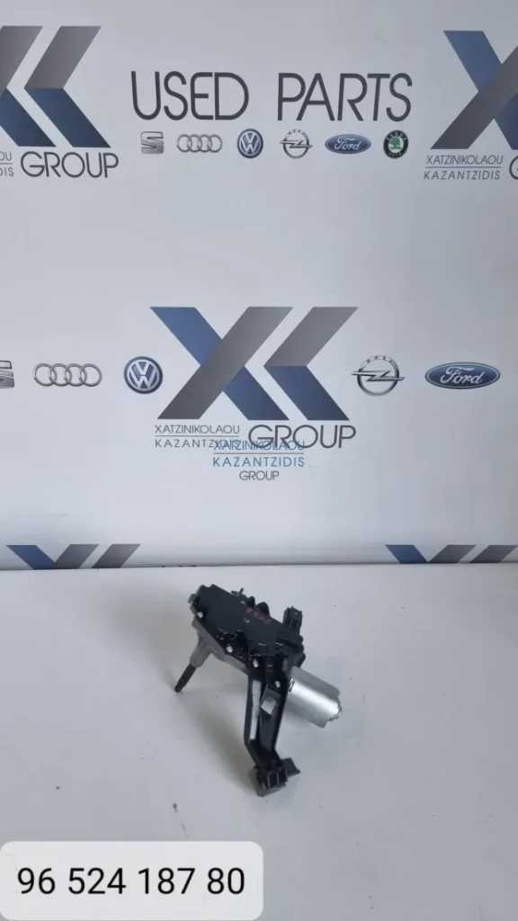 Peugeot  207 2006-2014 MOTEΡ ΥΑΛΟΚΑΘΑΡΙΣΤΗΡΩΝ ΠΙΣΩ ΚΩΔΙΚΟΣ ΑΝΤΑΛΛΑΚΤΙΚΟΥ- 9652418780