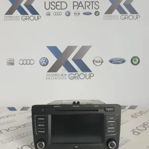 SKODA OCTAVIA 5 2005-2012 ΟΘΟΝΗ ΑΦΗΣ ΡΑΔΙΟ- CD ΚΩΔΙΚΟΣ- 1Z0035156F