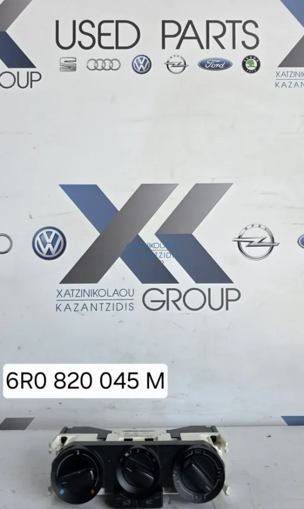 VW POLO 2009-2013 ΧΕΙΡΗΣΤΗΡΙΑ AC ΚΑΛΟΡΙΦΕΡ ΚΩΔΙΚΟΣ 6R0820045M