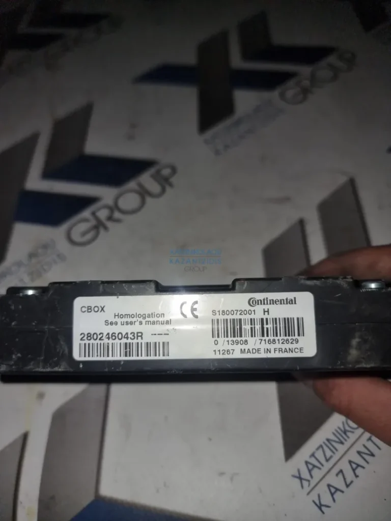 RENAULT SCENIC 2009-2016 Μονάδα ελέγχου δορυφορικής πλοήγησης ΚΩΔΙΚΟΣ ΑΝΤΑΛΛΑΚΤΙΚΟΥ- 280246043R