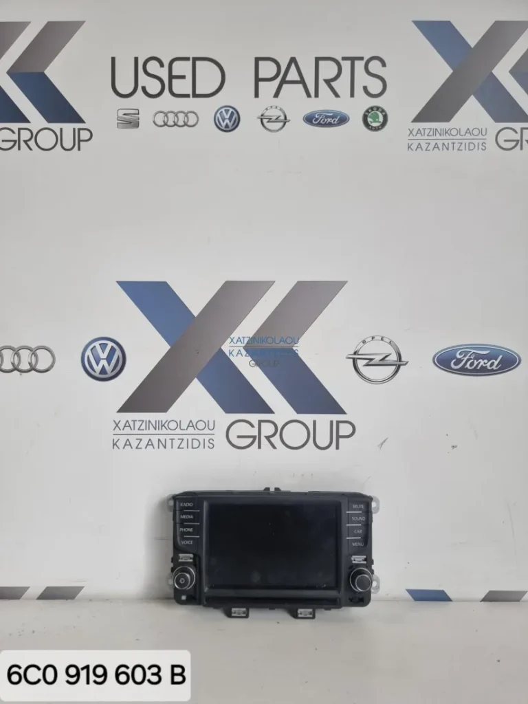 VW POLO  2012-2024 ΟΘΟΝΗ MONITOR ΚΩΔΙΚΟΣ ΑΝΤΑΛΛΑΚΤΙΚΟΥ- 6C0919603B