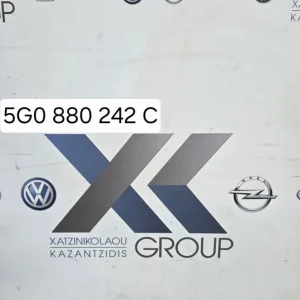 VW GOLF 7 2013-2020  ΠΛΕΥΡΙΚΟΣ ΑΕΡΟΣΑΚΟΣ ΔΕΞΙΑ ΚΑΘΙΣΜΑΤΟΣ ΟΔΗΓΟΥ ΚΩΔΙΚΟΣ 5G0880242C