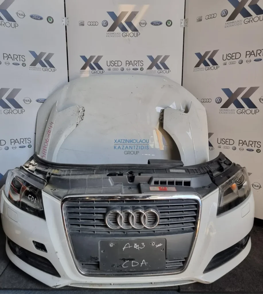 AUDI A3 2008-2013 ΜΟΥΡΗ ΕΜΠΡΟΣ ΚΟΜΠΛΕ(ΚΑΠΟ ΦΤΕΡΑ ΦΑΝΑΡΙΑ XENON ΠΡΟΦΥΛΑΚΤΗΡΑΣ ΜΕΤΩΠΗ )ΑΕΡΟΣΑΚΟΙ ΤΑΜΠΛΟ
