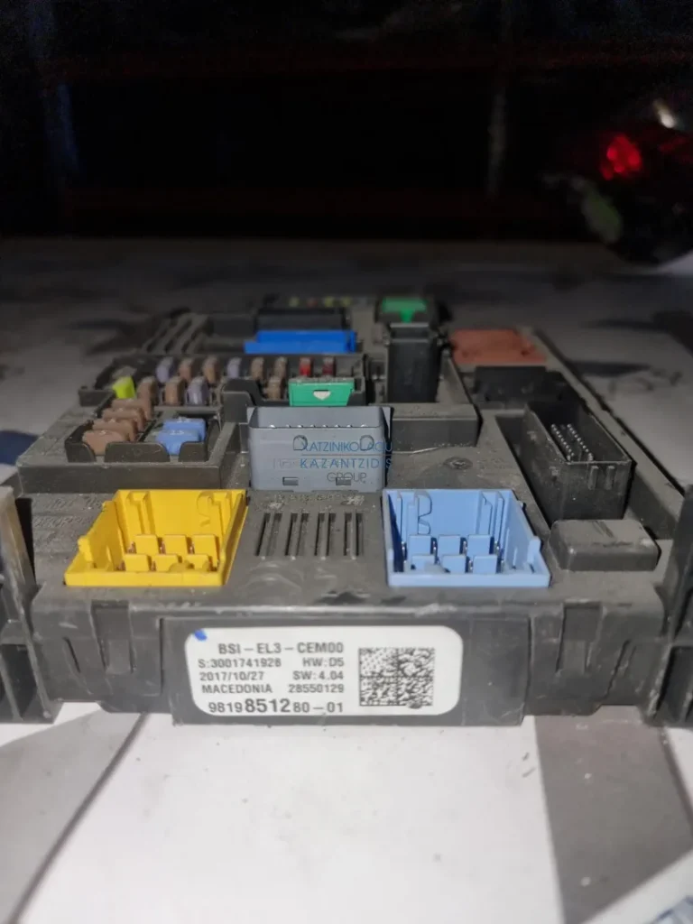 PEUGEOT 308 2007-2015 ΑΣΦΑΛΕΙΟΘΗΚΗ ΚΩΔΙΚΟΣ ΑΝΤΑΛΛΑΚΤΙΚΟΥ 9819851280 –01