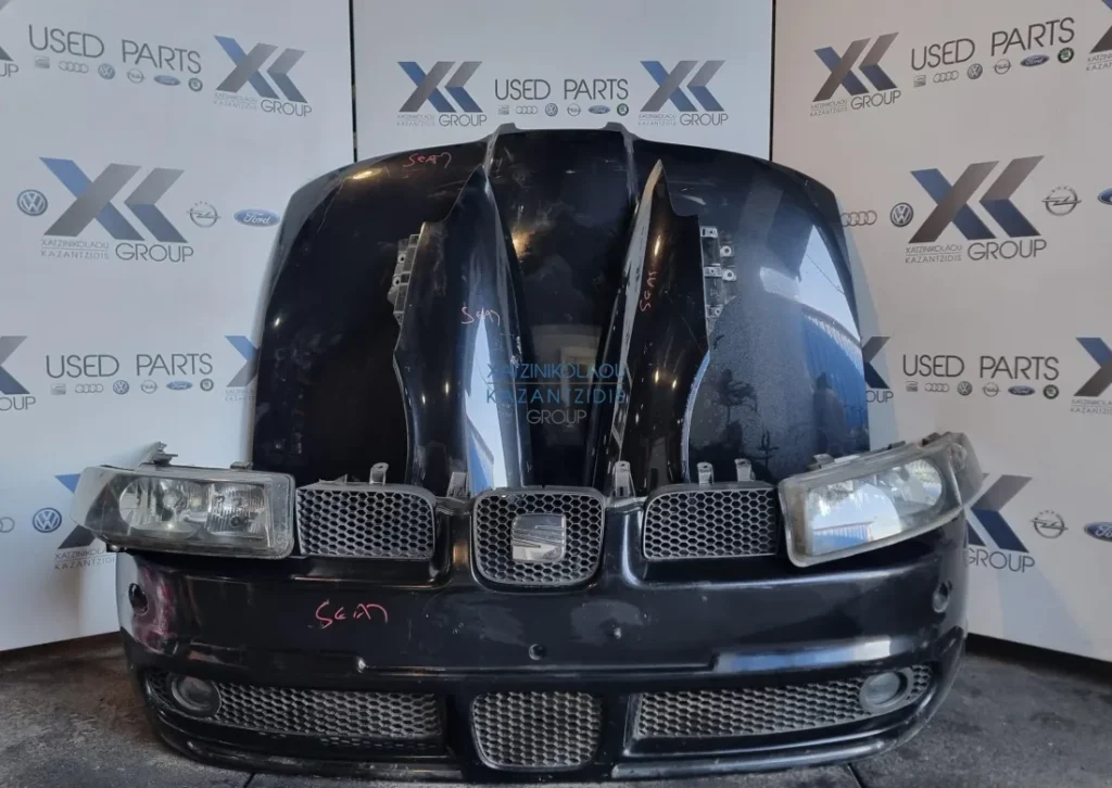 SEAT LEON FR 2000-2005 ΜΟΥΡΗ ΕΜΠΡΟΣ ΚΟΜΠΛΕ (ΚΑΠΟ-ΦΑΝΑΡΙΑ-ΜΕΤΩΠΗ-ΤΡΑΒΕΡΣΑ-ΠΡΟΦΥΛΆΚΤΗΡΑΣ-ΦΤΕΡΑ-ΘΟΛΟΙ-ΨΥΓΕΙΑ-ΣΕΤ ΑΕΡΟΣΑΚΟ