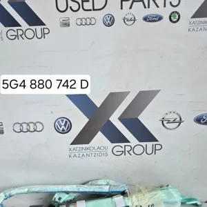 VW GOLF 7 2013-2020  ΑΕΡΟΣΑΚΟΣ ΚΟΥΡΤΙΝΑ ΔΕΞΙΑ  ΣΥΝΟΔΗΓΟΥ ΚΩΔΙΚΟΣ 5G4880742D