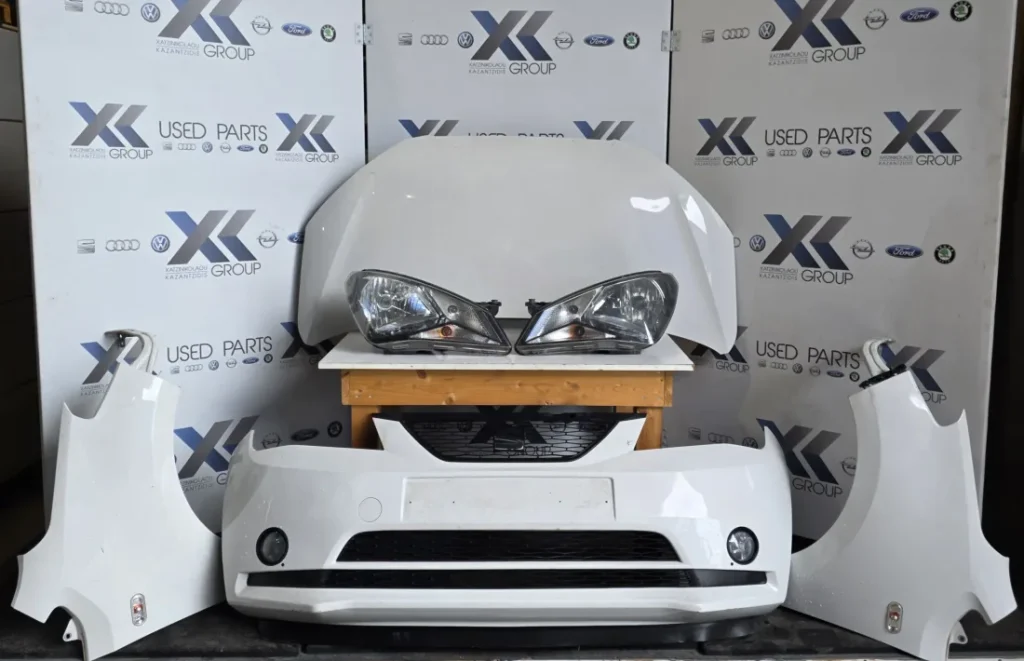 SEAT MII 2012-2016 ΜΟΥΡΗ ΕΜΠΡΟΣ ΚΟΜΠΛΕ(ΚΑΠΟ ΦΑΝΑΡΙ ΦΤΕΡΑ ΠΡΟΦΥΛΑΚΤΗΡΑΣ ΜΕΤΩΠΗ)ΑΕΡΟΣΑΚΟΙ ΟΔΗΓΟΥ ΣΥΝΟΔΗΓΟΥ ΖΩΝΕΣ