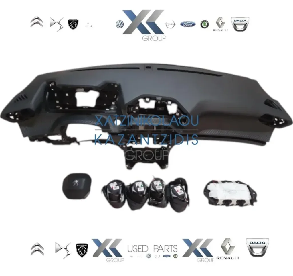 PEUGEOT 208 2019-2024 ΤΑΜΠΛΟ ΑΕΡΟΣΑΚΟΙ ΟΔΗΓΟΥ ΣΥΝΟΔΗΓΟΥ ΖΩΝΕΣ ΕΜΠΡΟΣ  ΚΑΙ ΠΙΣΩ