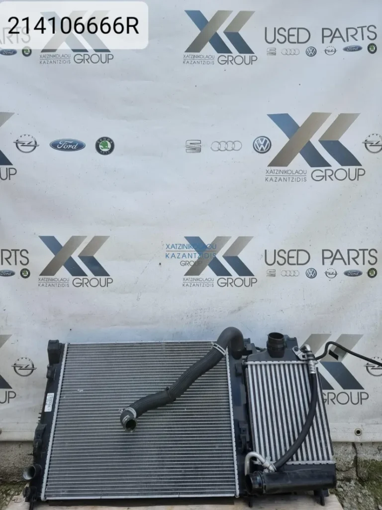 RENAULT CLIO 2019-2023 ΨΥΓΕΙΟ ΝΕΡΟΥ INTERCOOLER  ΨΥΓΕΙΟ AC 214106666Ρ