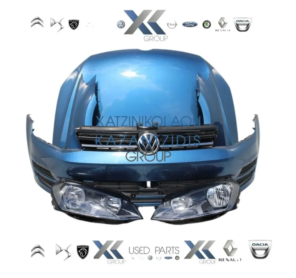 VW GOLF 2013-2017 ΜΟΥΡΗ ΕΜΠΡΟΣ ΚΟΜΠΛΕ (ΚΑΠΟ-ΦΑΝΑΡΙΑ-ΜΕΤΩΠΗ-ΤΡΑΒΕΡΣΑ-ΠΡΟΦΥΛΆΚΤΗΡΑΣ-ΦΤΕΡΑ-ΘΟΛΟΙ-ΨΥΓΕΙΑ-ΣΕΤ ΑΕΡΟΣΑΚΟΙ-Ζ