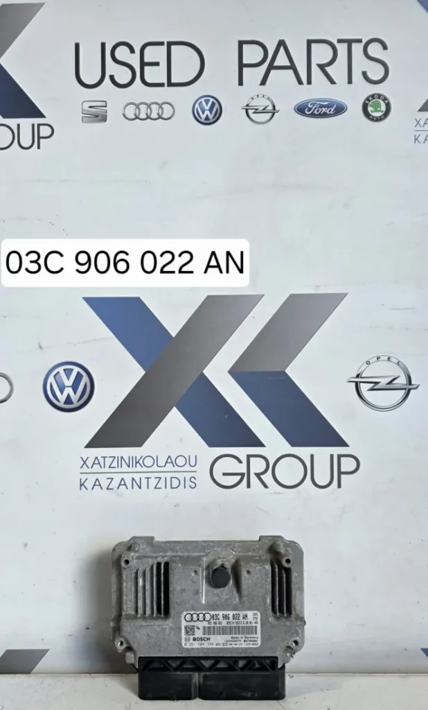 AUDI A3 2009-2013 1.4TSI(CAX)ΕΓΚΕΦΑΛΟΣ ΚΙΝΗΤΗΡΑ ΚΩΔΙΚΟΣ ΑΝΤΑΛΛΑΚΤΙΚΟΥ  03C906022AN
