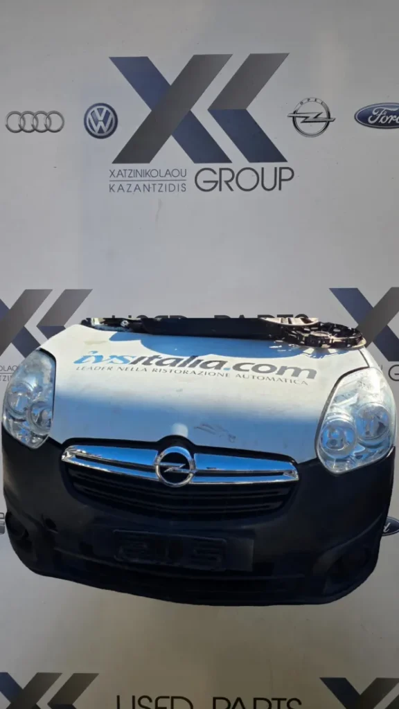 OPEL COMPO 2012-2018 ΜΟΥΡΗ ΕΜΠΡΟΣ ΚΟΜΠΛΕ-ΜΟΥΡΑΚΙ(ΚΑΠΟ ΦΤΕΡΑ ΦΑΝΑΡΙΑ ΠΡΟΦΥΛΑΚΤΗΡΑΣ ΜΕΤΩΠΗ ΨΥΓΕΙΑ) ΤΑΜΠΛΟ ΑΕΡΟΣΑΚΟΙ. ΖΩΝΕΣ