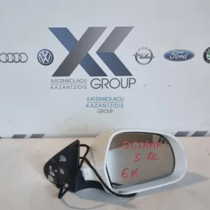 SKODA OCTAVIA 5 2008-2013 ΚΑΘΡΕΦΤΗΣ ΗΛΕΚΤΡΙΚΟΣ ΕΞΩΤΕΡΙΚΟΣ ΔΕΞΙΑ 6 ΚΑΛΩΔΙΑ