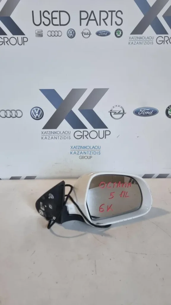 SKODA OCTAVIA 5 2008-2013 ΚΑΘΡΕΦΤΗΣ ΗΛΕΚΤΡΙΚΟΣ ΕΞΩΤΕΡΙΚΟΣ ΔΕΞΙΑ 6 ΚΑΛΩΔΙΑ