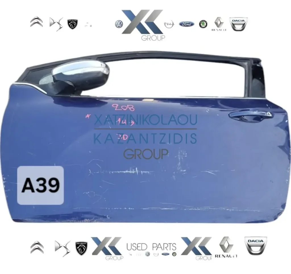 PEUGEOT 208 2014-2018 3ΘΥΡΟ ΠΟΡΤΑ ΑΡΙΣΤΕΡΗ