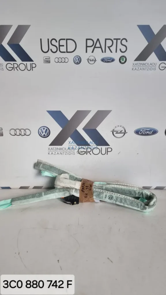 VW PASSAT 2011-2015  ΑΕΡΟΣΑΚΟΣ ΟΥΡΑΝΟΥ ΔΕΞΙΟΣ ΚΩΔΙΚΟΣ ΑΝΤΑΛΛΑΚΤΙΚΟΥ- 3C0880742F