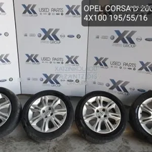 OPEL CORSA D 2006-2012 4X100 4ΑΔΑ ΖΑΝΤΕΣ 195-55-16