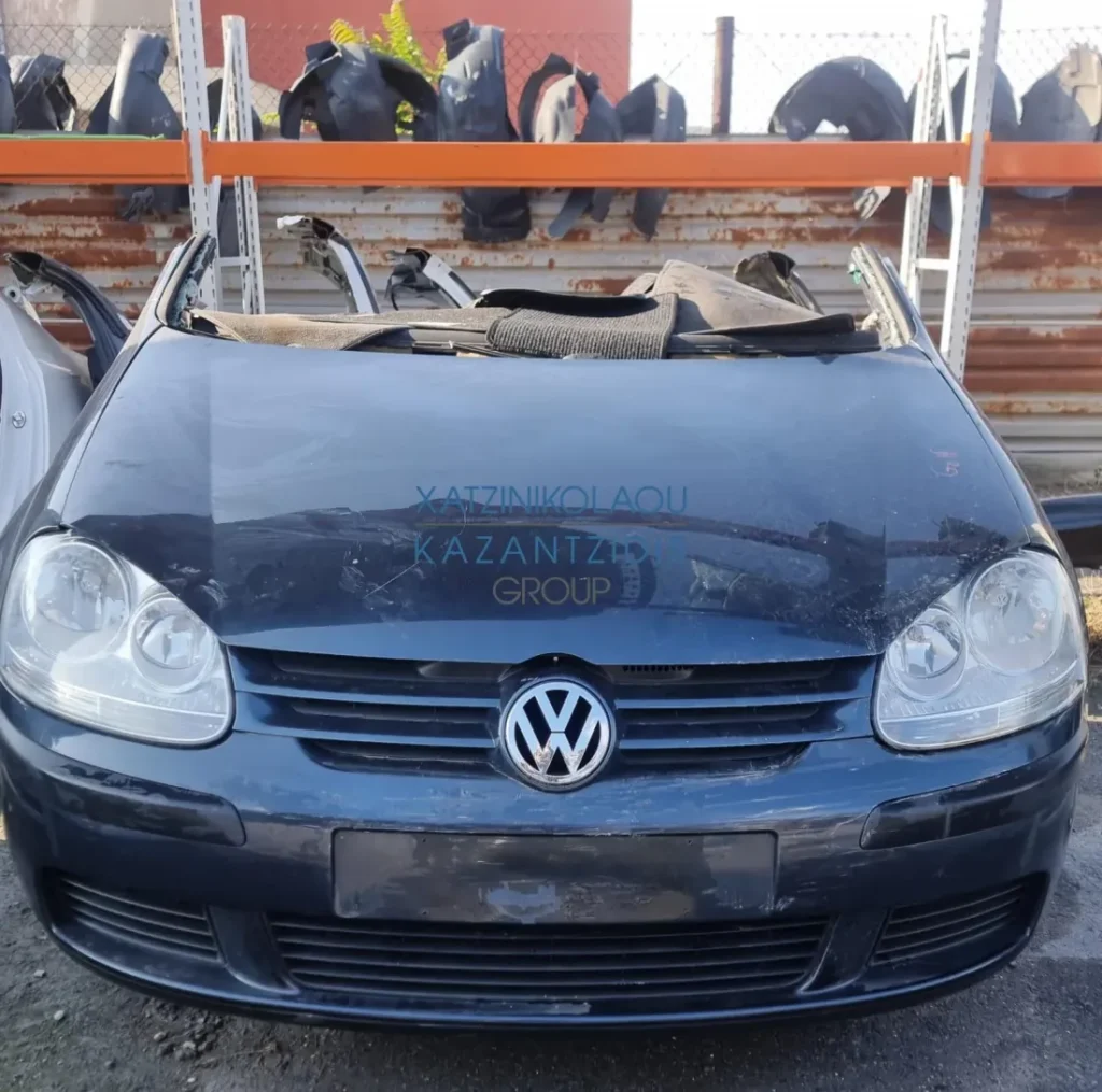 VW GOLF 5 2004-2008 ΜΟΥΡΗ ΕΜΠΡΟΣ (ΚΑΠΟ-ΦΑΝΑΡΙΑ-ΜΕΤΩΠΗ-ΤΡΑΒΕΡΣΑ-ΠΡΟΦΥΛΆΚΤΗΡΑΣ-ΦΤΕΡΑ-ΘΟΛΟΙ-ΨΥΓΕΙΑ-ΣΕΤ ΑΕΡΟΣΑΚΟΙ-ΖΩΝΕΣ-Τ