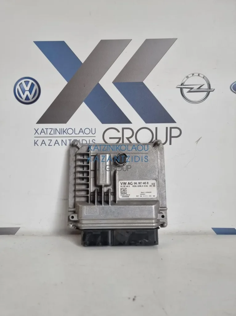 VW GOLF 7 2013-2016 ΕΓΚΕΦΑΛΟΣ- ΜΟΝΑΔΑ ΕΛΕΓΧΟΥ ΚΙΝΗΤΗΡΑ ΚΩΔΙΚΟΣ ΑΝΤΑΛΛΑΚΤΙΚΟΥ= 04L907445B