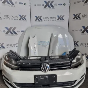 VW GOLF 7 2013-2017 ΜΟΥΡΗ ΕΜΠΡΟΣ ΚΟΜΠΛΕ(ΚΑΠΟ ΦΤΕΡΑ ΦΑΝΑΡΙΑ XENON ΠΡΟΦΥΛΑΚΤΗΡΑΣ ΜΕΤΩΠΗ )ΑΕΡΟΣΑΚΟΙ ΤΑΜΠΛΟ