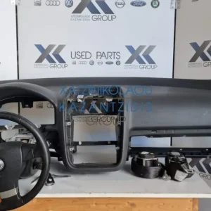VW GOLF 5 2004-2008 ΤΑΜΠΛΟ-ΑΕΡΟΣΑΚΟΙ (ΑΕΡΟΣΑΚΟΙ ΟΔΗΓΟΥ ΣΥΝΟΔΗΓΟΥ-ΣΕΤ ΖΩΝΕΣ)