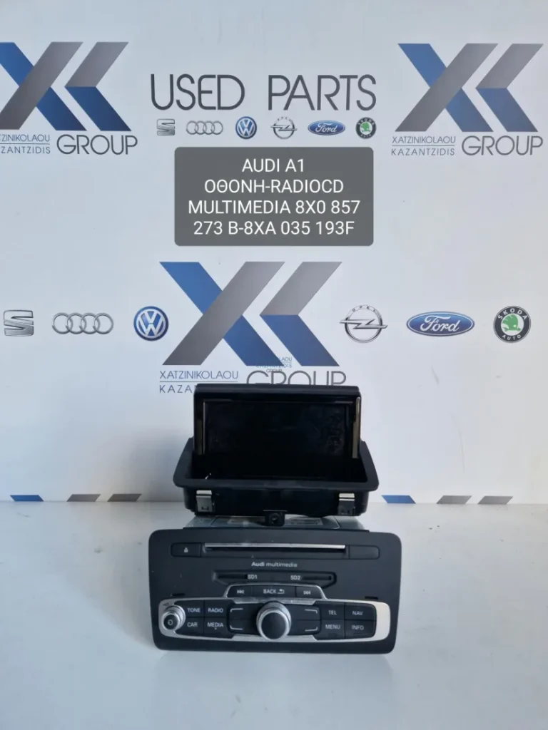 AUDI A1 2010-2014 ΟΘΟΝΗ RADIOCD MULTIMEDIA 8X0857273A-8XA035193F