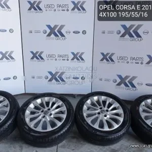 OPEL CORSA E 2015-2019 4X100 4ΑΔΑ ΖΑΝΤΕΣ 195-55-16