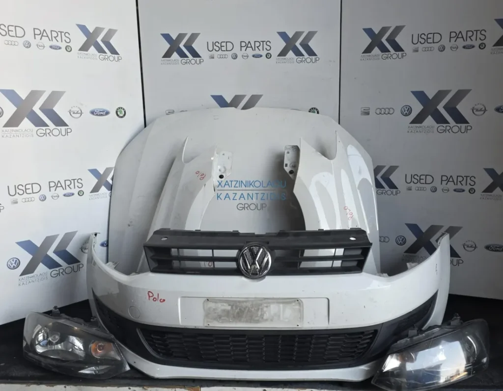 VW POLO 2009-2013 ΜΟΥΡΗ ΕΜΠΡΟΣ ΦΑΝΟΠΟΙΕΙΑ(ΚΑΠΟ ΦΤΕΡΑ ΦΑΝΑΡΙΑ ΜΕΤΩΠΗ ΠΡΟΦΥΛΑΚΤΗΡΑΣ)ΑΕΡΟΣΑΚΟΙ ΟΔΗΓΟΥ ΣΥΝΟΔΗΓΟΥ ΖΩΝΕΣ