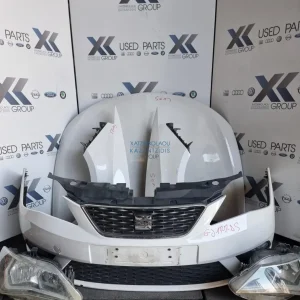 SEAT IBIZA 2013-2017 ΜΟΥΡΗ ΕΜΠΡΟΣ ΚΟΜΠΛΕ(ΚΑΠΟ ΦΤΕΡΑ ΦΑΝΑΡΙΑ  ΠΡΟΦΥΛΑΚΤΗΡΑΣ ΜΕΤΩΠΗ )ΑΕΡΟΣΑΚΟΙ ΤΑΜΠΛΟ