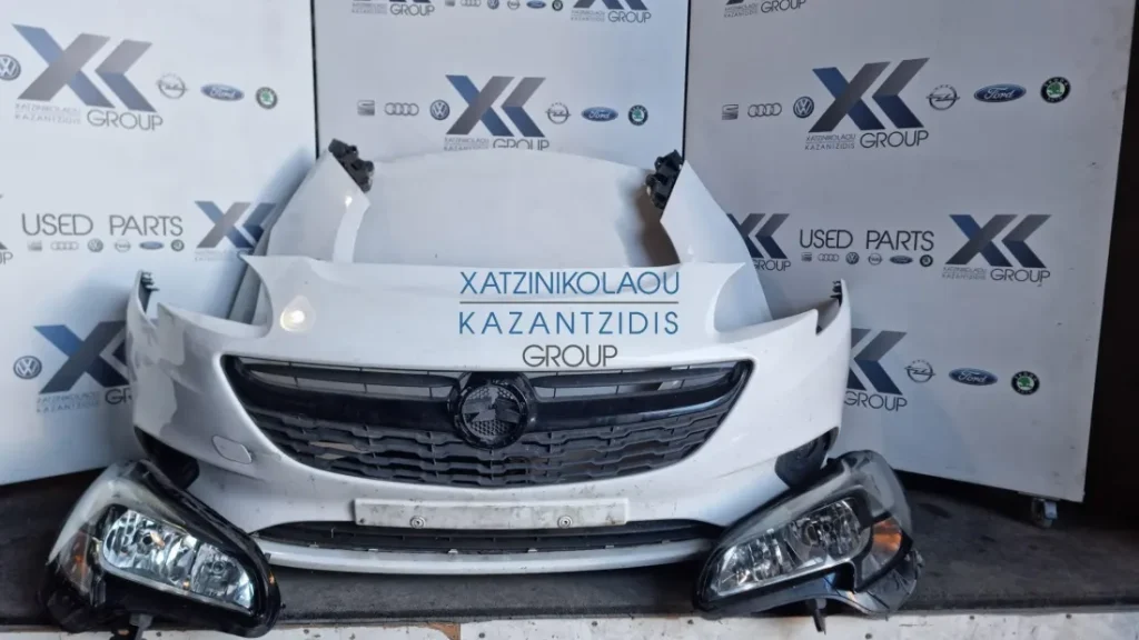 OPEL CORSA E 2015-2019 ΜΟΥΡΗ ΕΜΠΡΟΣ ΚΟΜΠΛΕ (ΚΑΠΟ-ΦΑΝΑΡΙΑ-ΜΕΤΩΠΗ-ΤΡΑΒΕΡΣΑ-ΠΡΟΦΥΛΆΚΤΗΡΑΣ-ΦΤΕΡΑ-ΘΟΛΟΙ-ΨΥΓΕΙΑ-ΣΕΤ ΑΕΡΟΣΑΚΟ