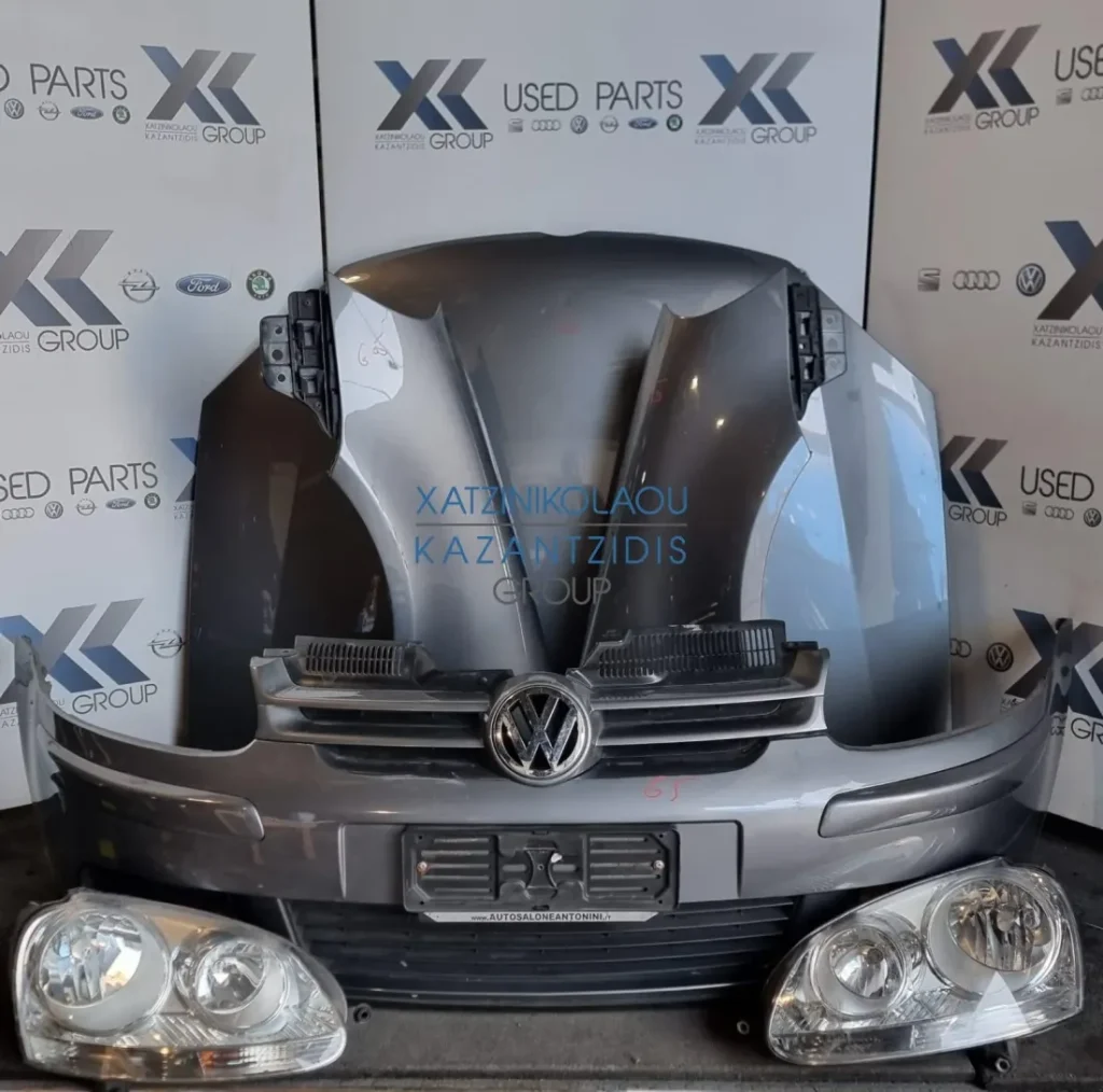 VW GOLF 5 2004-2008 ΜΟΥΡΗ ΕΜΠΡΟΣ ΚΟΜΠΛΕ (ΚΑΠΟ-ΦΑΝΑΡΙΑ-ΜΕΤΩΠΗ-ΤΡΑΒΕΡΣΑ-ΠΡΟΦΥΛΆΚΤΗΡΑΣ-ΦΤΕΡΑ-ΘΟΛΟΙ-ΨΥΓΕΙΑ-ΣΕΤ ΑΕΡΟΣΑΚΟΙ-