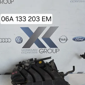 SEAT LEON 2006-2009 1.6 8V(BSE)ΠΟΛΛΑΠΛΗ ΕΙΣΑΓΩΓΗΣ ΚΩΔΙΚΟΣ 06A 133 203 EM